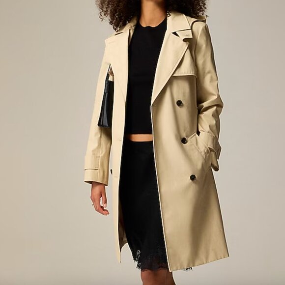 J. Crew Petite new Icon trench coat - Picture 1 of 8